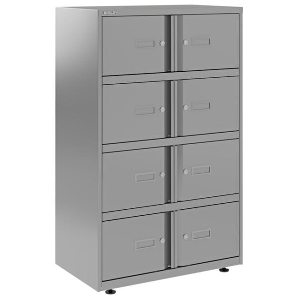 Lockers til personale med 8 låger